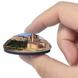 Spain Segovia Medieval Castle 3D Fridge Magnet Crystal Glass