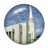 UK England Preston England LDS Mormon Temple Chorley 3D Fridge Magnet Crystal Glass