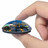 Colombia Cartagena Night 3D Fridge Magnet Crystal Glass