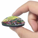 Tashichho Dzong Thimphu Bhutan 3D Fridge Magnet Crystal Glass