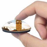 UK England Big Ben Red Bus London 3D Fridge Magnet Crystal Glass