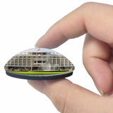 Vietnam Reunification Palace Ho Chi Minh 3D Fridge Magnet Crystal Glass