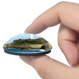 France Beach Arcachon 3D Fridge Magnet Crystal Glass