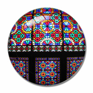 Iran Yazd Windows 3D Fridge Magnet Crystal Glass