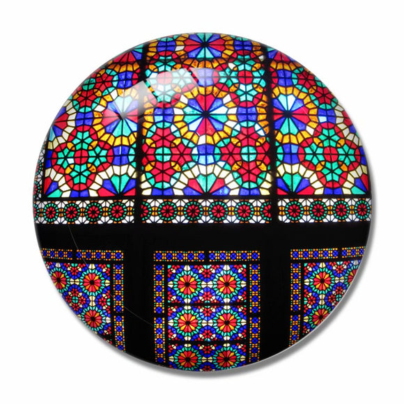 Iran Yazd Windows 3D Fridge Magnet Crystal Glass