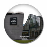 Holland Van Gogh Museum Amsterdam 3D Fridge Magnet Crystal Glass