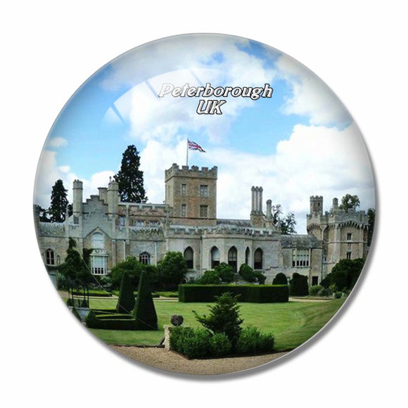 UK England Elton Hall & Gardens Peterborough 3D Fridge Magnet Crystal Glass