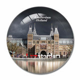 Holland Rijksmuseum Amsterdam 3D Fridge Magnet Crystal Glass