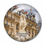 France Comedy Square Montpellier 3D Fridge Magnet Crystal Glass