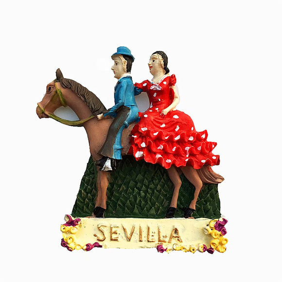 Sevilla Spain Fridge Magnet 3D Resin