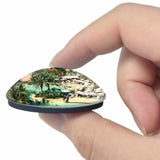 UAE The Palm Jumeirah Dubai 3D Fridge Magnet Crystal Glass