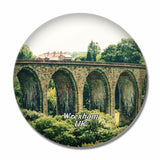 UK England Wrexham 3D Fridge Magnet Crystal Glass