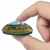 Turkey Duden Waterfalls Antalya 3D Fridge Magnet Crystal Glass