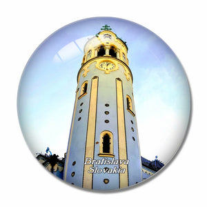 Church of St Elizabeth Bratislava Slovakia 3D Fridge Magnet Crystal Glass