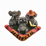 Australia Koala Family Fridge Magnet 3D Resin