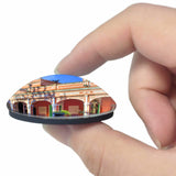 Lezama Palace Buenos Aires Argentina 3D Fridge Magnet Crystal Glass