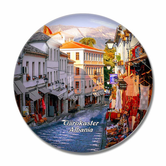 Gjirokaster Albania 3D Fridge Magnet Crystal Glass