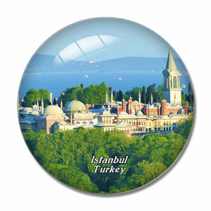 Turkey Topkapi Palace Istanbul 3D Fridge Magnet Crystal Glass