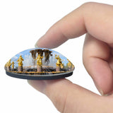 Russia Enea Fountain Moscow 3D Fridge Magnet Crystal Glass