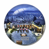 Slovenia Ljubljana Castle 3D Fridge Magnet Crystal Glass