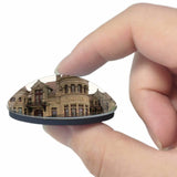 USA America Galveston Bishop's Palace 3D Fridge Magnet Crystal Glass
