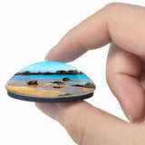 Mexico Playa del Carmen Beach 3D Fridge Magnet Crystal Glass