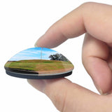 USA America Fort Pulaski Savannah 3D Fridge Magnet Crystal Glass