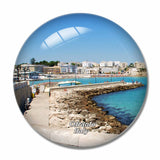 Italy Beach Otranto 3D Fridge Magnet Crystal Glass