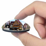 Germany The Plonlein Rothenburg 3D Fridge Magnet Crystal Glass