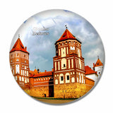 Mir Castle Complex Grodno Belarus 3D Fridge Magnet Crystal Glass