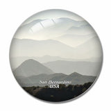 USA America San Bernardino Moutain 3D Fridge Magnet Crystal Glass