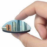 UAE Etihad Towers Abu Dhabi 3D Fridge Magnet Crystal Glass