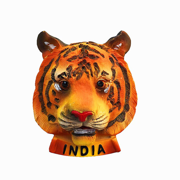 Tiger India Fridge Magnet 3D Resin