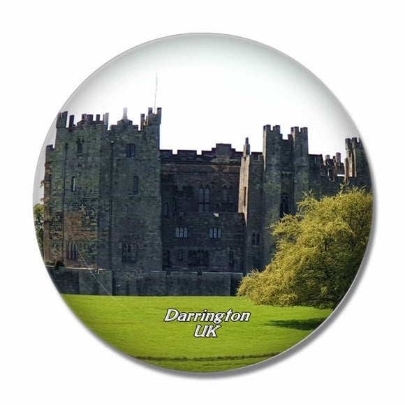 UK England Raby Castle Darrington 3D Fridge Magnet Crystal Glass