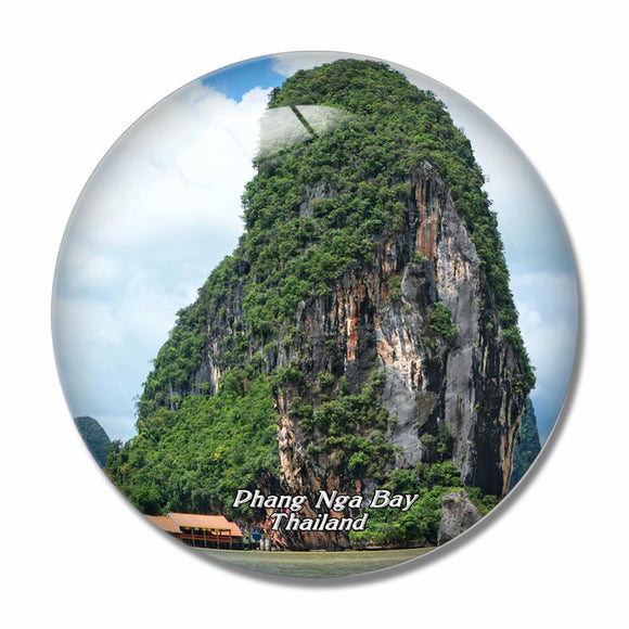 Thailand Phang Nga Bay 3D Fridge Magnet Crystal Glass