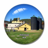Pittsfield Hancock Shaker Village Massachusetts USA 3D Fridge Magnet Crystal Glass