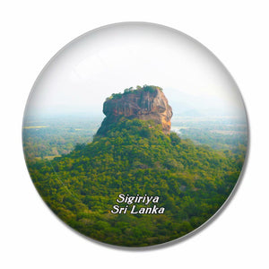 Sri Lanka Pidurangala Rock Sigiriya 3D Fridge Magnet Crystal Glass