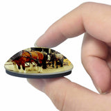 Australia Sovereign Hill Ballarat 3D Fridge Magnet Crystal Glass