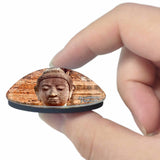 Thailand Wat Phra Mahathat Historical Park Ayutthaya 3D Fridge Magnet Crystal Glass