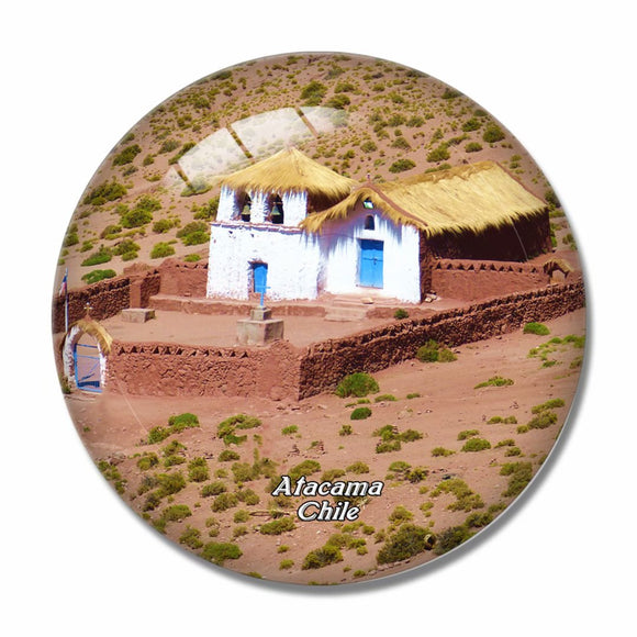 Atacama Chile 3D Fridge Magnet Crystal Glass