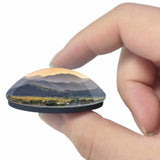 Korea Chungbuk 3D Fridge Magnet Crystal Glass