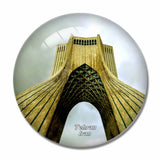 Azadi Tower Tehran Iran 3D Fridge Magnet Crystal Glass