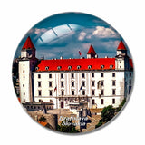 Bratislava Castle Slovakia 3D Fridge Magnet Crystal Glass