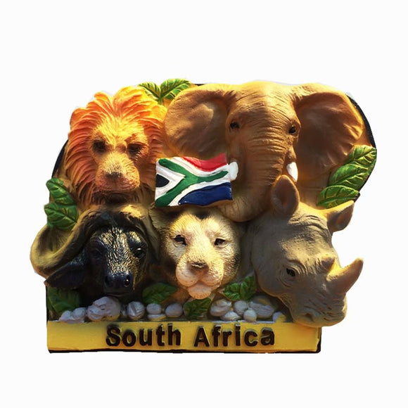 South Africa Fridge Magnet 3D Resin