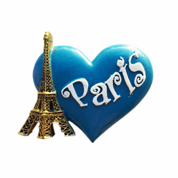 Paris France Fridge Magnet 3D Resin