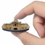 UK England Cartwright Hall Bradford 3D Fridge Magnet Crystal Glass