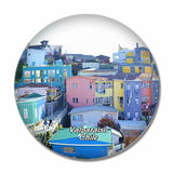 Chile Cerro Concepcion Valparaiso 3D Fridge Magnet Crystal Glass