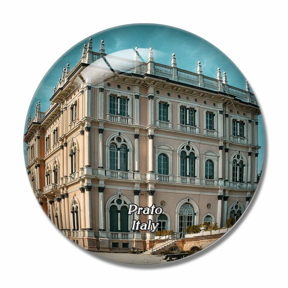 Italy Prato Villa Ponti 3D Fridge Magnet Crystal Glass