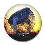 UK England Jodrell Bank Discovery Centre Macclesfield 3D Fridge Magnet Crystal Glass
