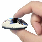 Portage Cascade Mountain Wisconsin USA 3D Fridge Magnet Crystal Glass